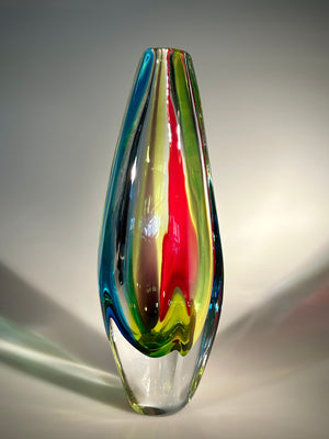 Rainbow Jewel Vase