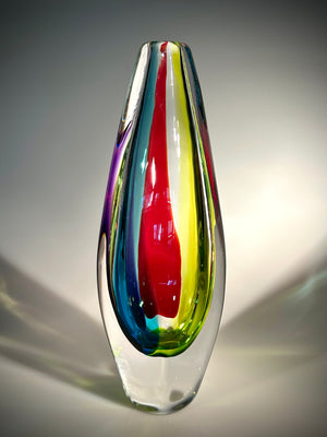 Rainbow Jewel Vase