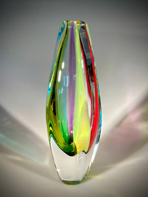 Rainbow Jewel Vase