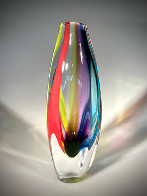 Rainbow Jewel Vase