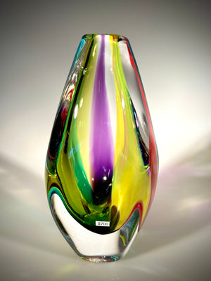 Rainbow Jewel Vase