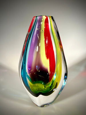 Rainbow Jewel Vase