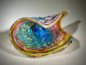 Rainbow Wave Platter