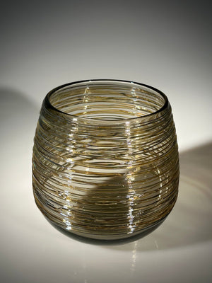 Grey Threaded Bowl