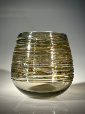 Grey Threaded Bowl