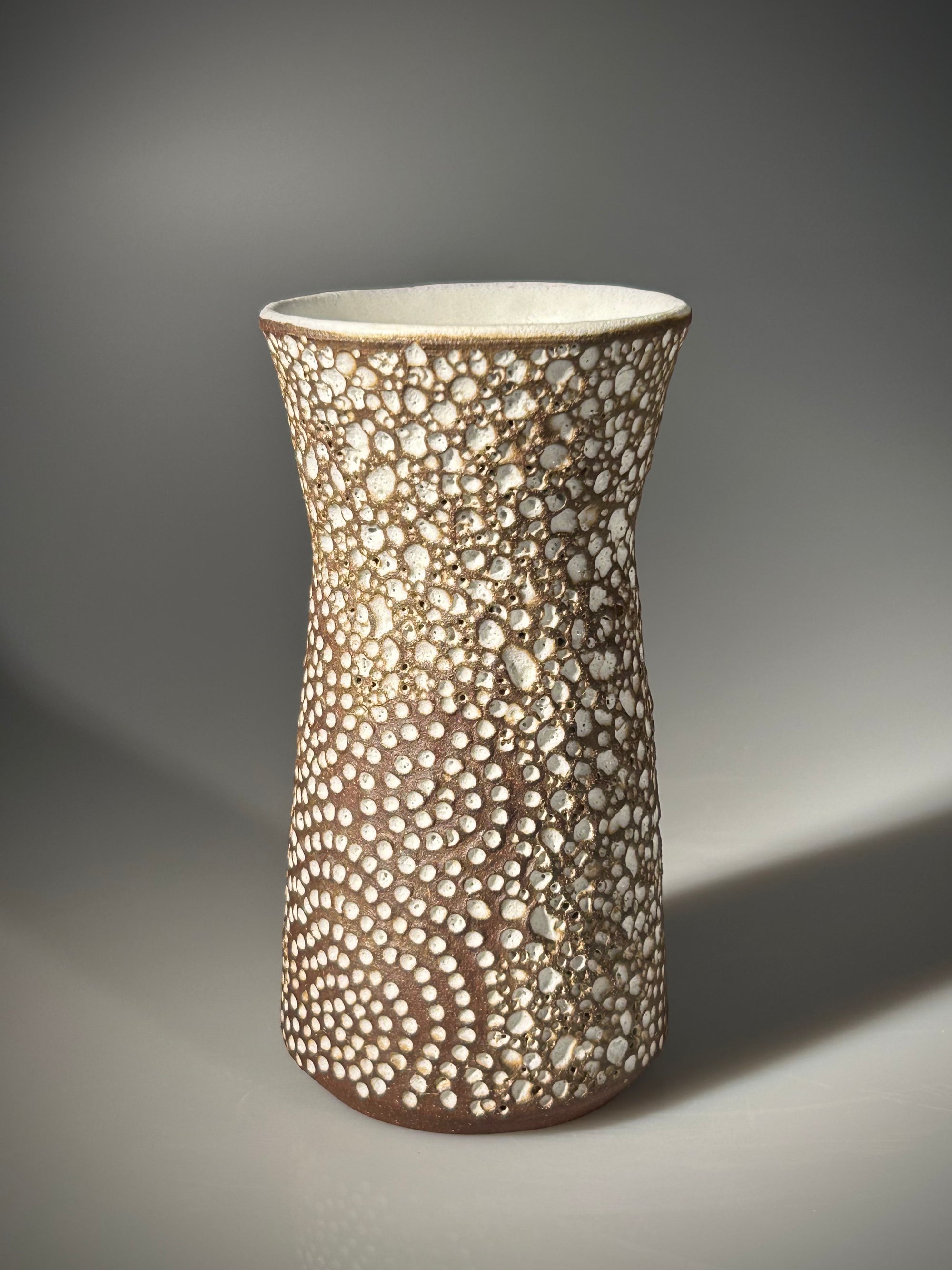 Dual Patterned Ceramic Vase