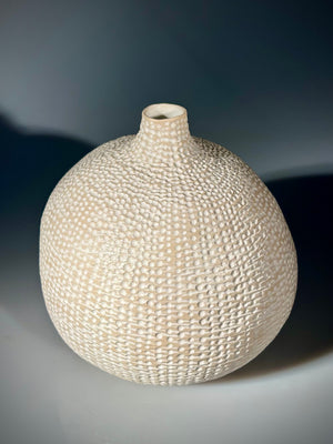 Patterned Ceramic Gourd Vase