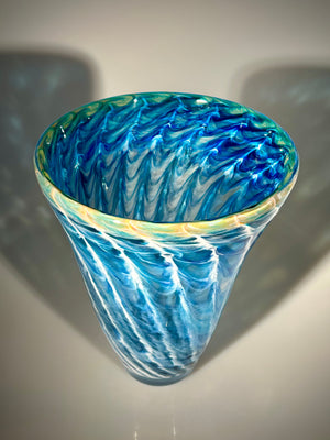 Blue/Gold Optic Bowl