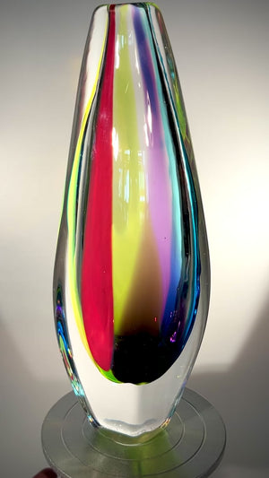 Rainbow Jewel Vase