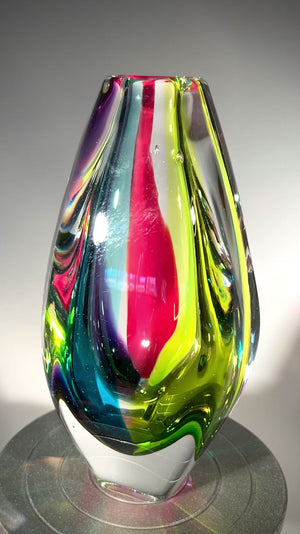 Rainbow Jewel Vase